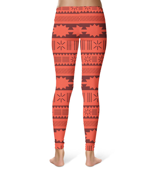 Sport Leggings - Moana Tribal Print