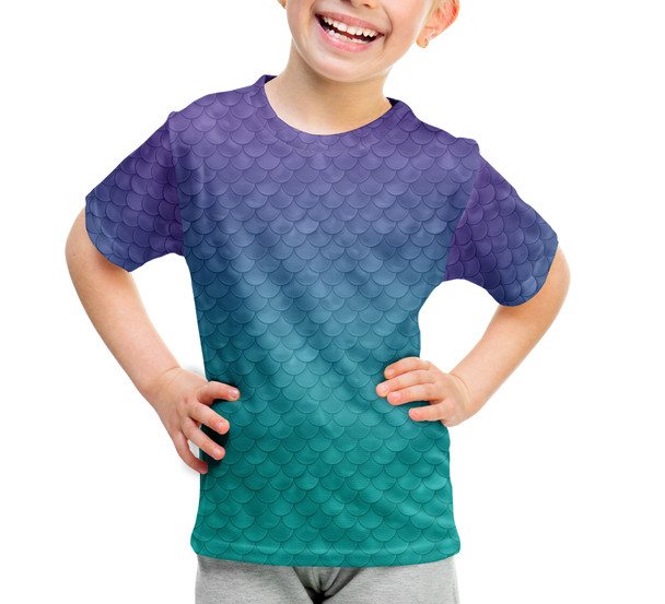 Youth Cotton Blend T-Shirt - Ariel Mermaid Inspired