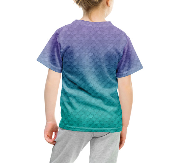 Youth Cotton Blend T-Shirt - Ariel Mermaid Inspired