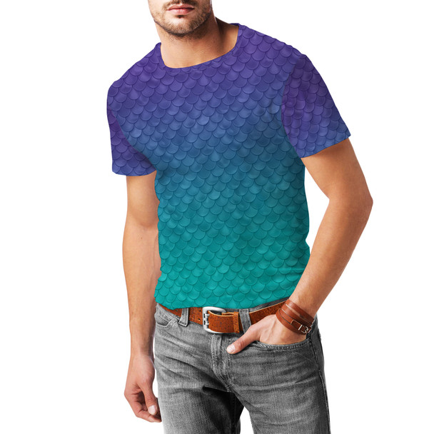 Men's Cotton Blend T-Shirt - Ariel Mermaid Inspired