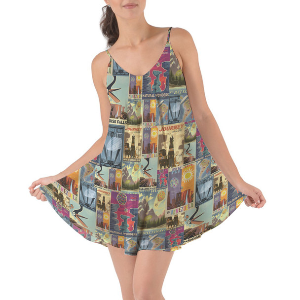 Beach Cover Up Dress - Pixar Up Travel Posters