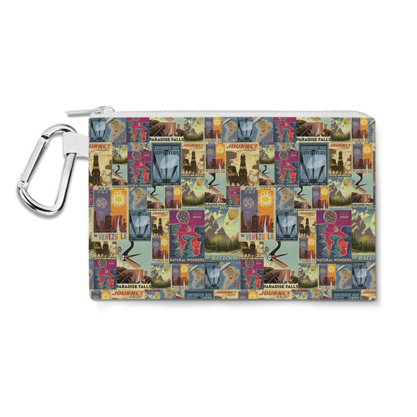 Canvas Zip Pouch - Pixar Up Travel Posters