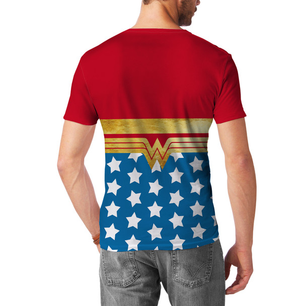 Men's Cotton Blend T-Shirt - Wonder Woman Super Hero Inspired