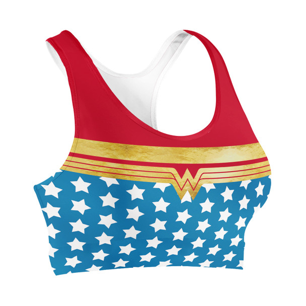 Sports Bra - Wonder Woman Super Hero Inspired