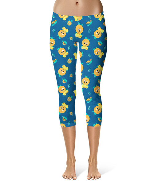 Sport Capri Leggings - Orange Bird Disney Parks Inspired