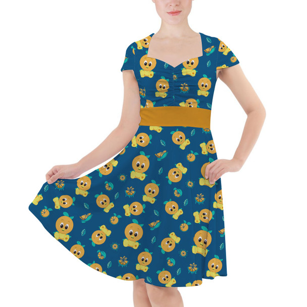 Sweetheart Midi Dress - Orange Bird Disney Parks Inspired