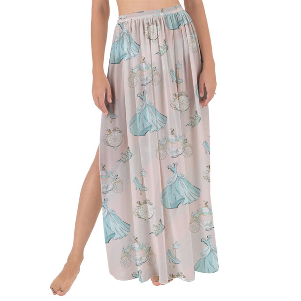 Maxi Sarong Skirt - Almost Midnight Cinderella Inspired