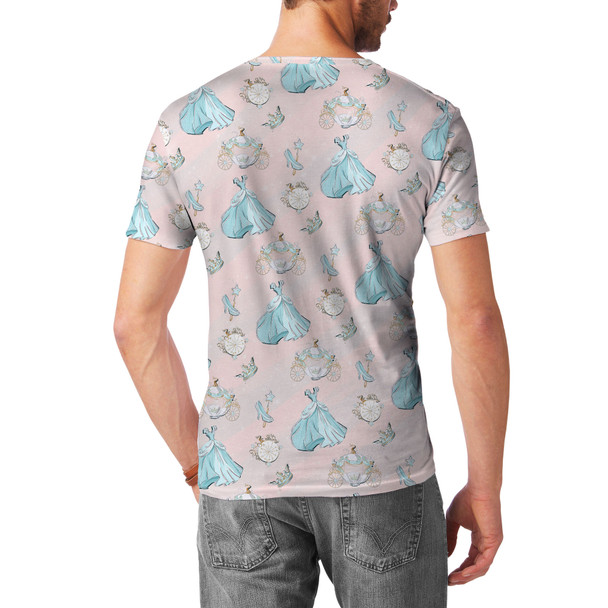 Men's Cotton Blend T-Shirt - Almost Midnight Cinderella Inspired