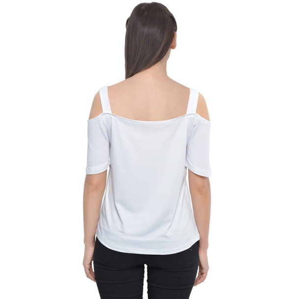 Cutout Shoulder Strap Top