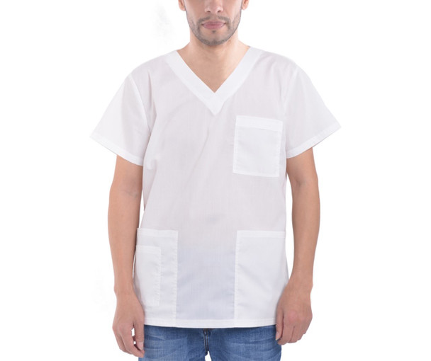 Men's V-Neck Scrub Top