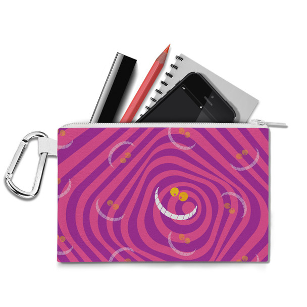 Canvas Zip Pouch - Cheshire Cat