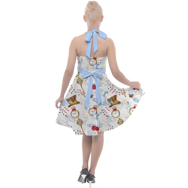 Halter Vintage Style Dress - Wonderland Icons