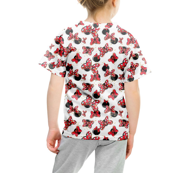 Youth Cotton Blend T-Shirt - Minnie Bows and Mouse Ears