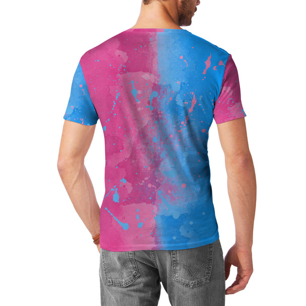 Men's Cotton Blend T-Shirt - Pink or Blue Sleeping Beauty Inspired