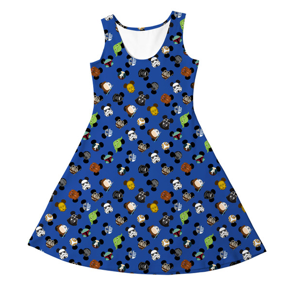 Girls Sleeveless Dress - Star Wars Mouse Ears