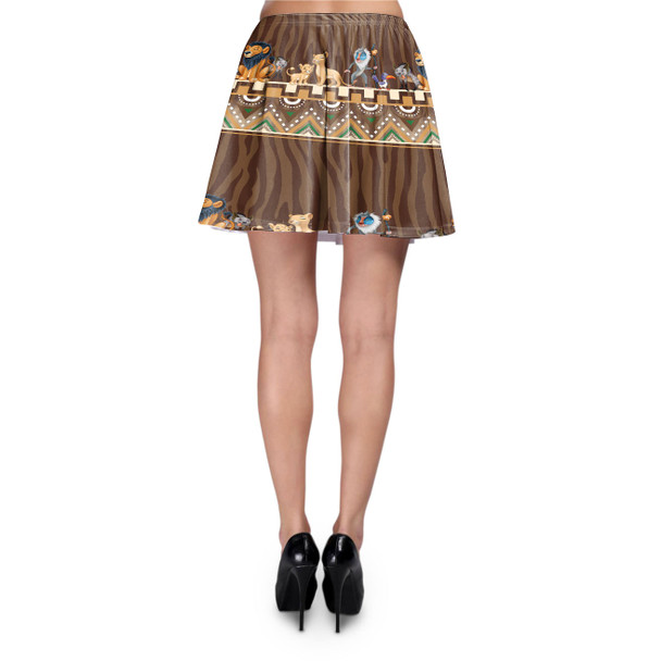 Skater Skirt - Tribal Stripes Lion King Inspired