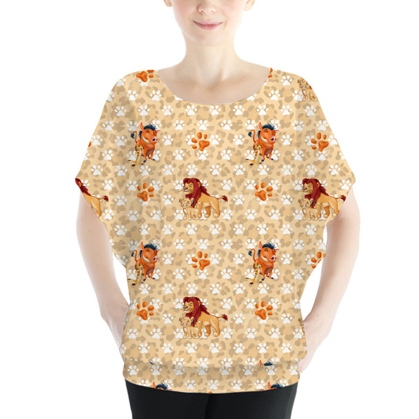 Batwing Chiffon Top - Hakuna Matata Lion King Inspired