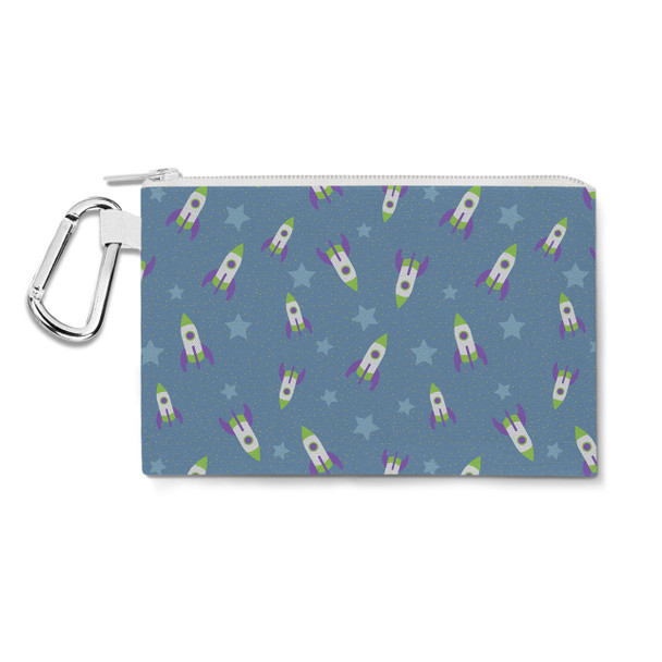 Canvas Zip Pouch - Buzz Lightyear Space Ships