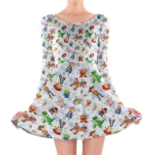 Longsleeve Skater Dress - Toy Story Friends