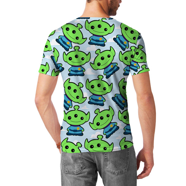 Men's Sport Mesh T-Shirt - Little Green Aliens Toy Story Inspired