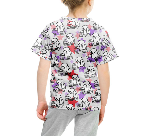 Youth Cotton Blend T-Shirt - Baymax Balala Big Hero 6 Inspired