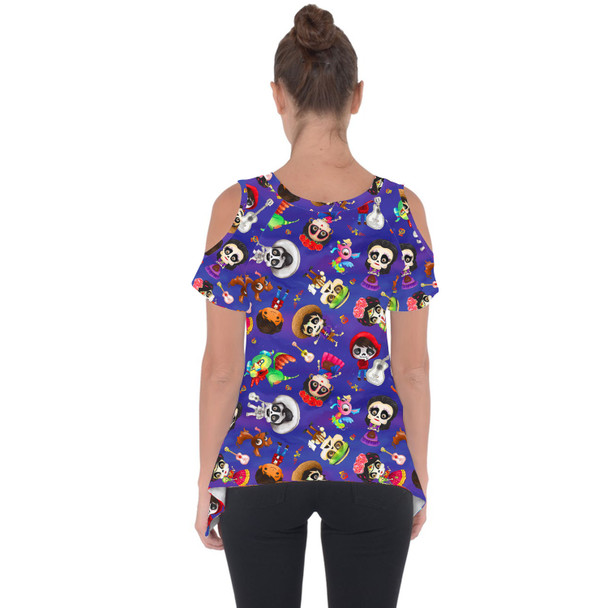 Cold Shoulder Tunic Top - Poco Loco Coco Inspired