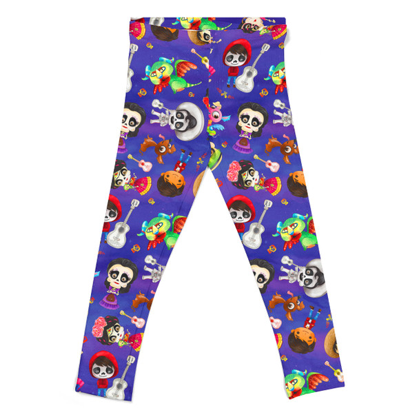 Girls' Leggings - Poco Loco Coco Inspired