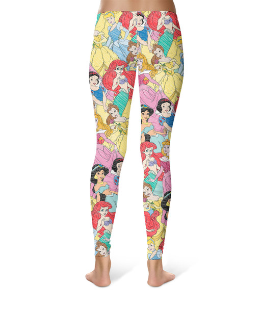 Sport Leggings - Princess Sketches