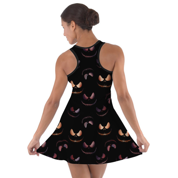 Cotton Racerback Dress - Pumpkin King Halloween Inspired