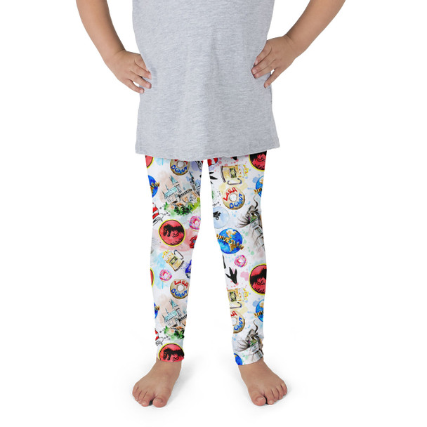 Girls' Leggings - A Universal Adventure