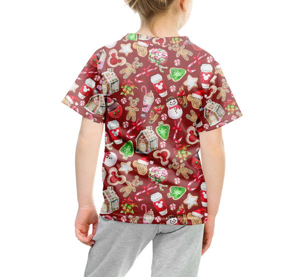 Youth Cotton Blend T-Shirt - Disney Christmas Snack Goals
