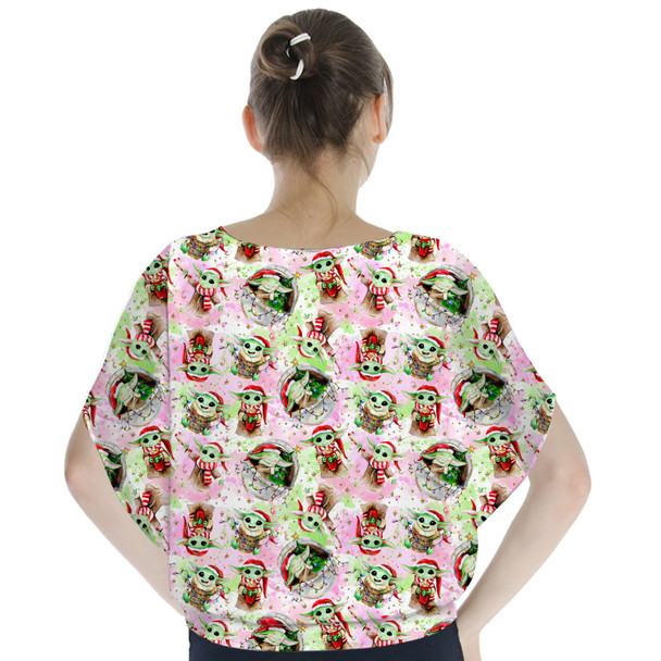 Batwing Chiffon Top - The Asset Does Christmas