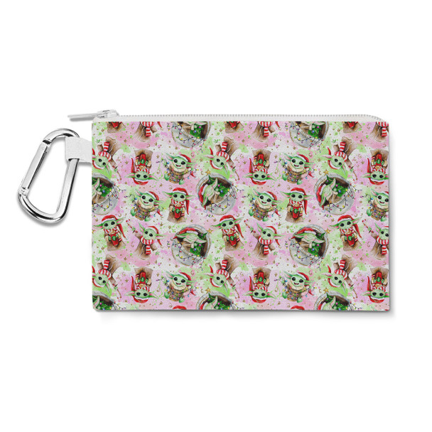 Canvas Zip Pouch - The Asset Does Christmas