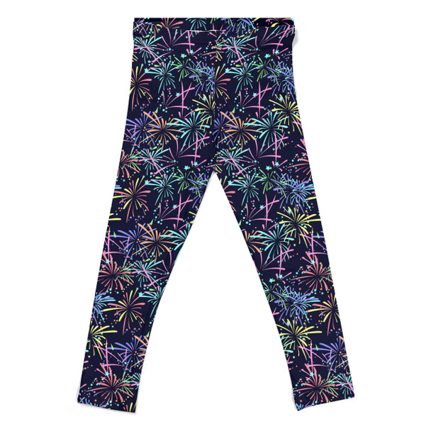 Girls' Leggings - Fireworks