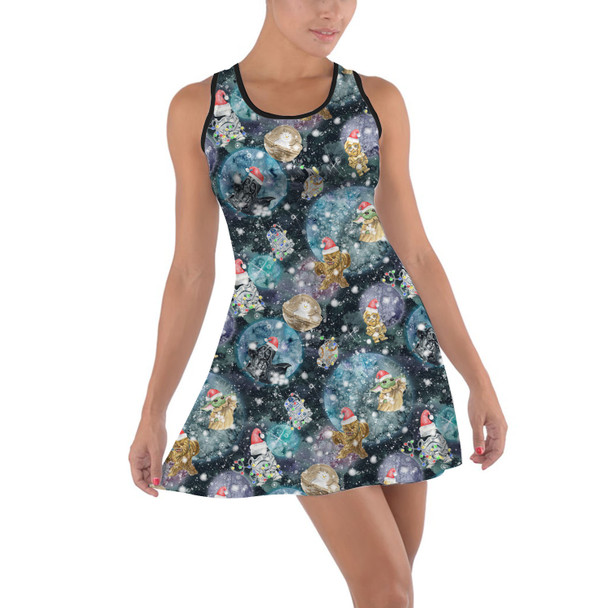 Cotton Racerback Dress - A Christmas Far Far Away