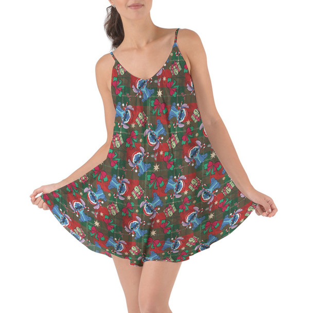 Beach Cover Up Dress - Happy Stitch Christmas