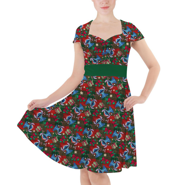 Sweetheart Midi Dress - Happy Stitch Christmas