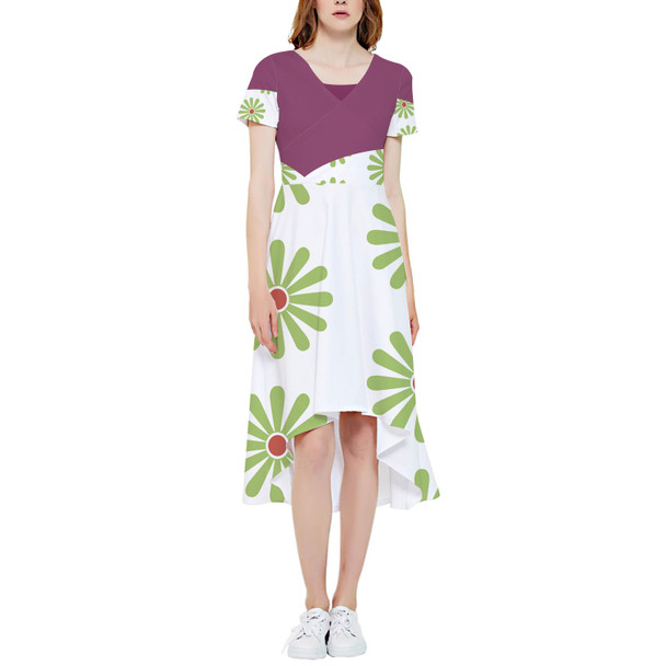 High Low Midi Dress - Haunted Mansion Tightrope Walker