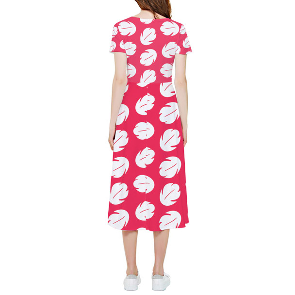 High Low Midi Dress - Lilo Hawaiian Dress