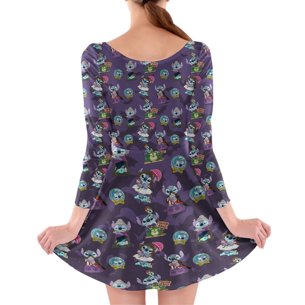 Longsleeve Skater Dress - Haunted Stitch