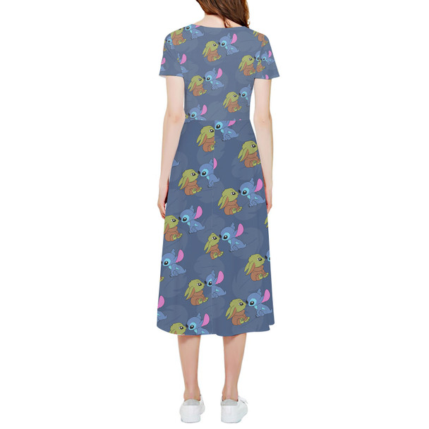 High Low Midi Dress - Stitch Meets The Child