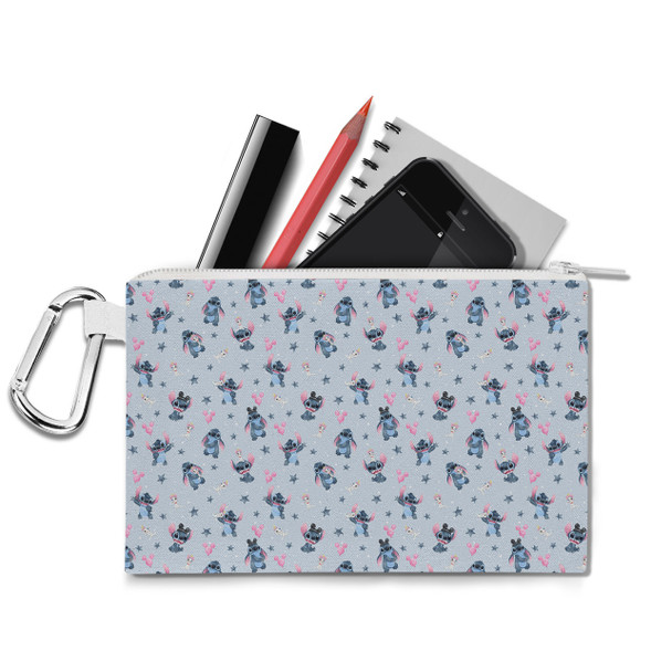 Canvas Zip Pouch - Happy Stitch