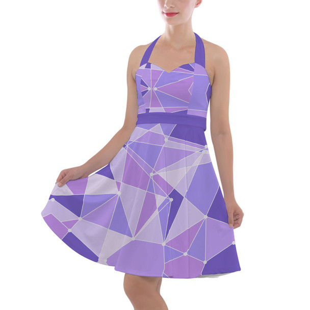 Halter Vintage Style Dress - The Purple Wall