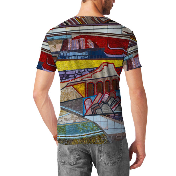 Men's Cotton Blend T-Shirt - The Mosaic Wall