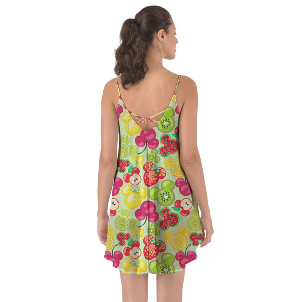 Beach Cover Up Dress - Mickey's Fruit Fiesta