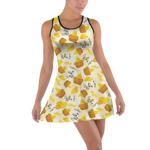 Cotton Racerback Dress - Dole Whip It!