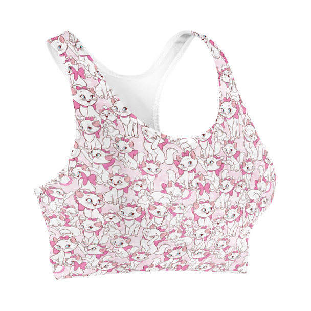 Sports Bra - Marie with her Pink Bow