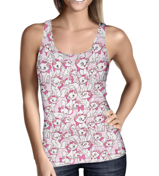 Women's Tank Top - Marie with her Pink Bow