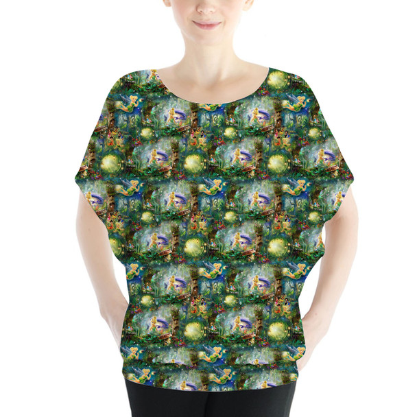 Batwing Chiffon Top - Tinkerbell in Pixie Hollow