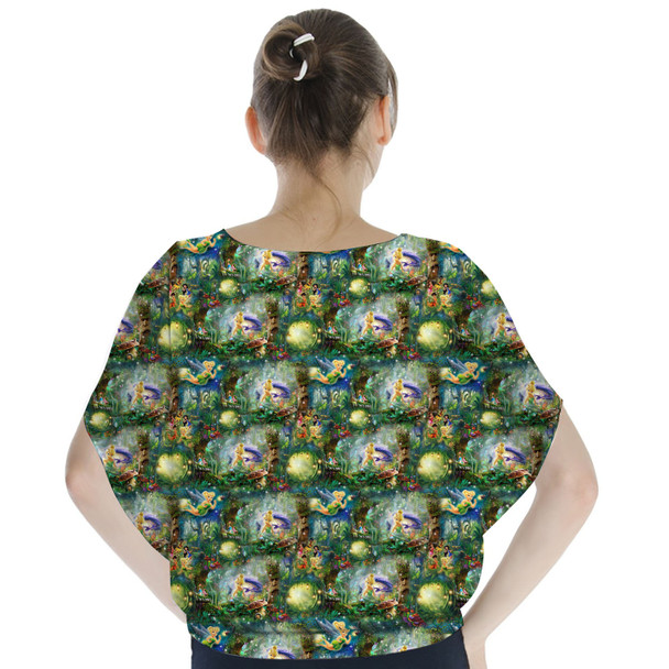 Batwing Chiffon Top - Tinkerbell in Pixie Hollow